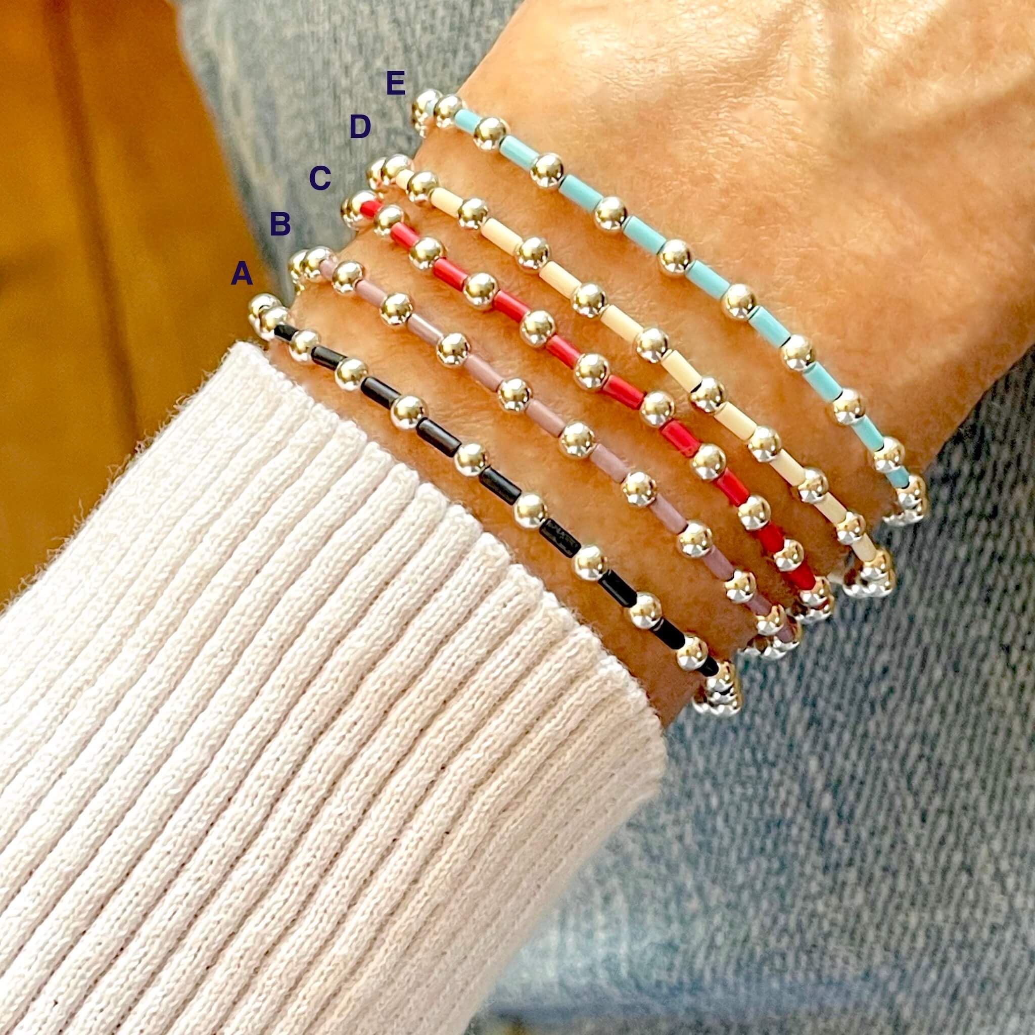 CHOGLE Stackable Beaded Bracelets for Women - Boho India | Ubuy