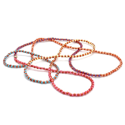 Wrap Beaded Bracelets | The Bright Seed Bead Collection | Multi-Color